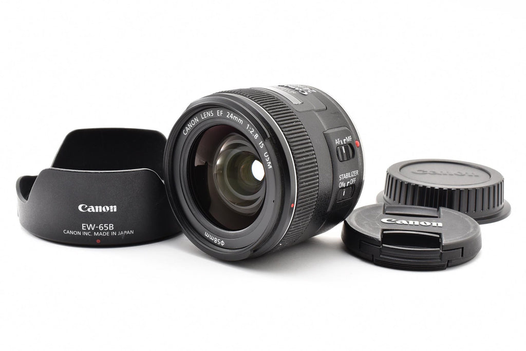★美品★ キャノン CANON EF24MM F2.8 IS USM 単焦点レンズ ★ #9440