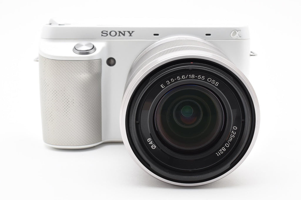 ★良品★ ソニー SONY ショット数22,778回 NEX-F3 18-55MM レンズセット デジタルカメラ ホワイト ★ #9241