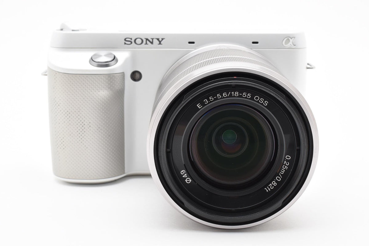 ★良品★ ソニー SONY ショット数22,778回 NEX-F3 18-55MM レンズセット デジタルカメラ ホワイト ★ #9241