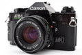 ★良品★ キャノン CANON AE-1 PROGRAM ボディ ブラック NEW FD 50MM F1.8 シャッター鳴きなし フィルムカメラ ★ #8933