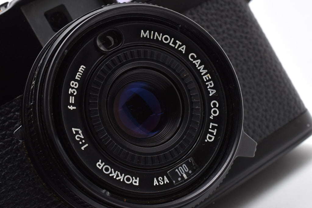★良品★ MINOLTA HI-MATIC F BLACK フィルムカメラ 黒 ★ #9206