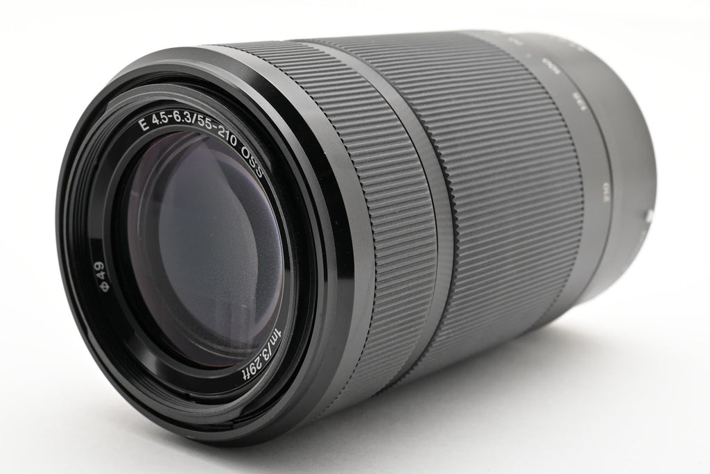 ★良品★ ソニー SONY E 55-210MM F4.5-6.3 OSS SEL55210 ブラック 望遠ズームレンズ ★ #9401