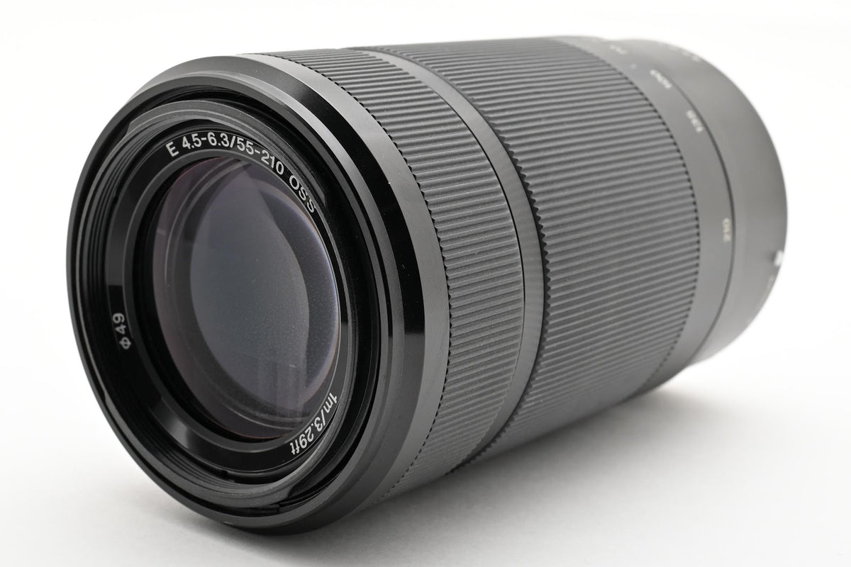 ★良品★ ソニー SONY E 55-210MM F4.5-6.3 OSS SEL55210 ブラック 望遠ズームレンズ ★ #9401