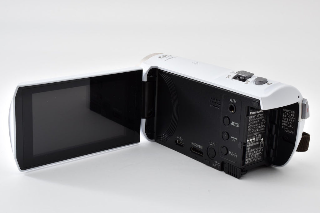 ★美品★ パナソニック Panasonic HC-V550M-W ビデオカメラ ホワイト 動作確認済 ★ #9124