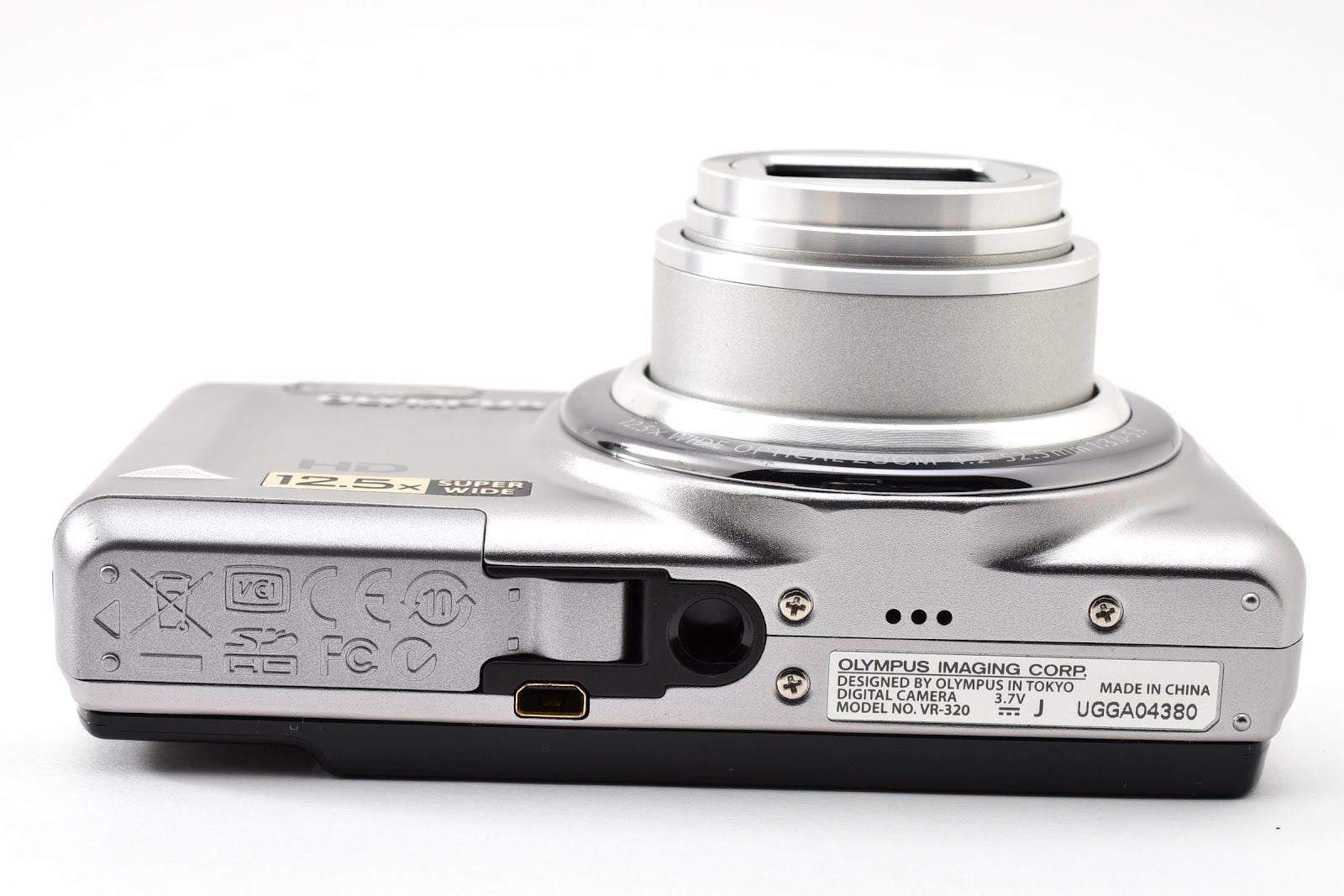 ★美品★ オリンパス Olympus OLYMPUS VR-320 シルバー デジタルカメラ ★ #8973