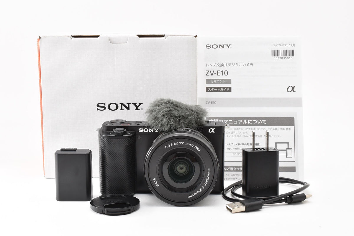 ★極上品★ ソニー SONY ZV-E10 ショット数1,518回 レンズキット 元箱付き ★ #9423