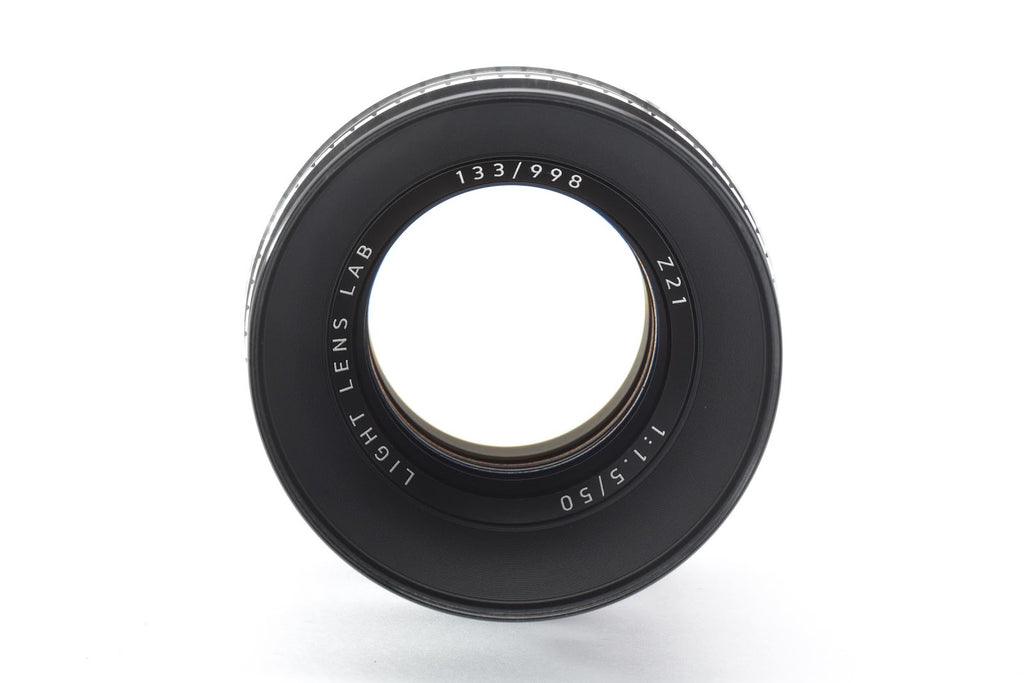 ★極上品★ ライトレンズラボ Light lens lab M 50MM F1.5 Z21 LLL-Z21-A (ライカM用) 交換レンズ 元箱/ケース付き ★ #9039