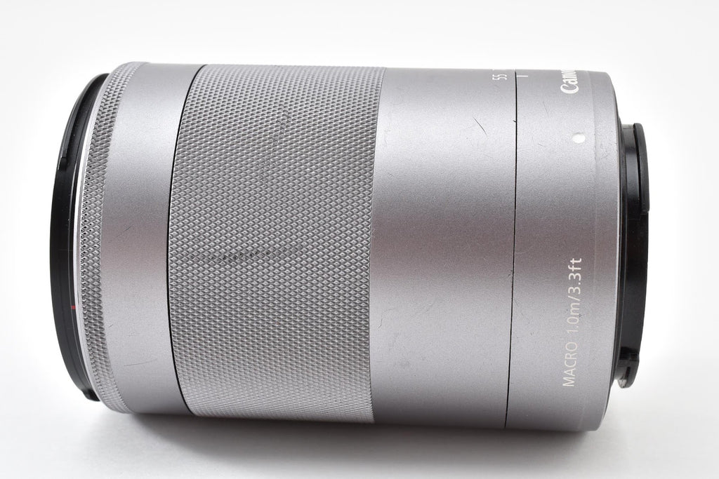 ★ジャンク★ キヤノン CANON EF-M 55-200MM F4.5-6.3 IS STM シルバー 望遠ズームレンズ ★ #9110