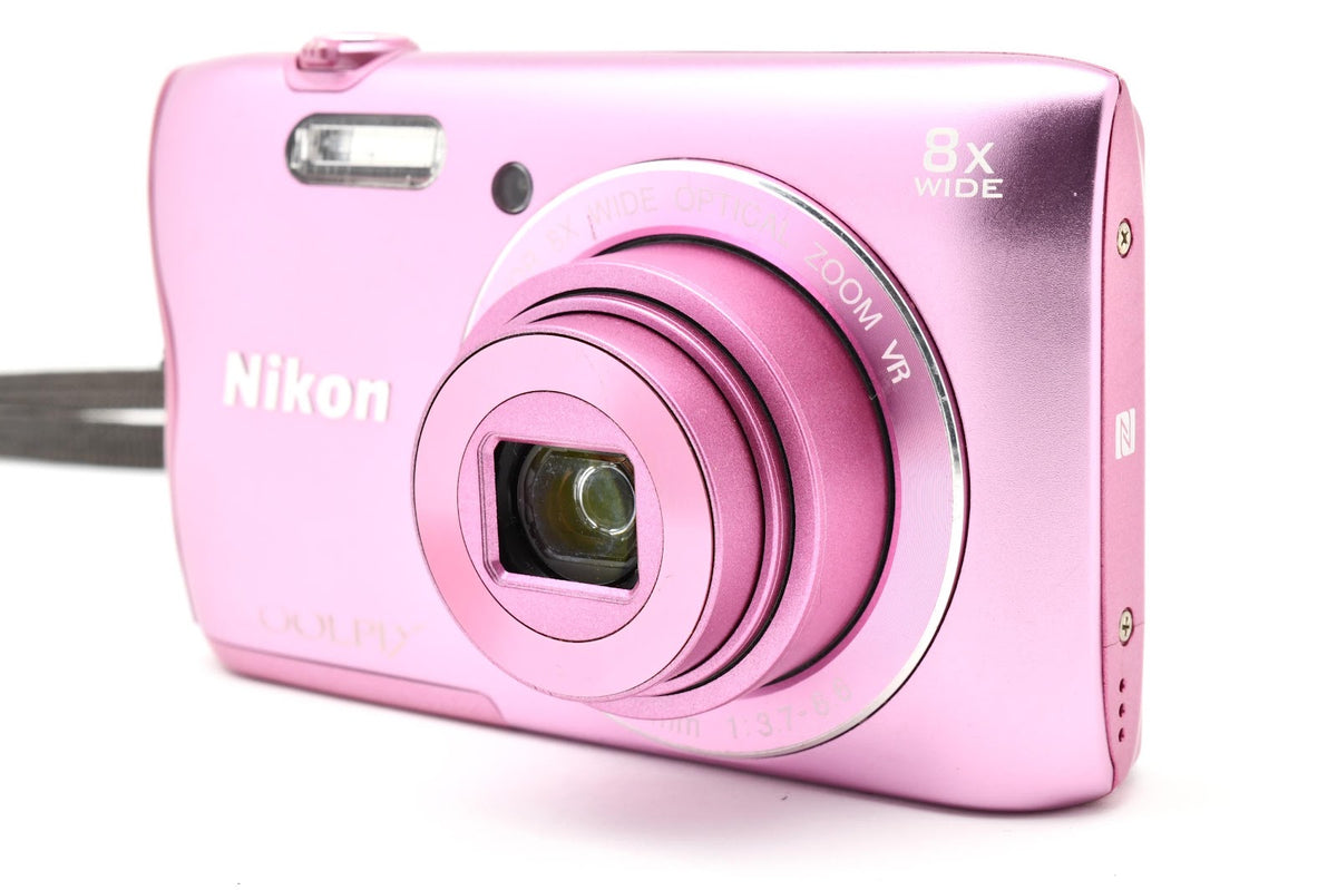 ★訳あり品大特価★ ニコン Nikon COOLPIX A300 ピンク コンデジ 十字キー誤作動 実用的 ★ #9335