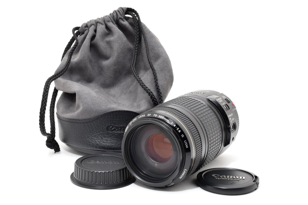 ★美品★ キャノン CANON EF 70-300MM F4-5.6 IS USM 純正ケース付き 望遠レンズ ★ #8710