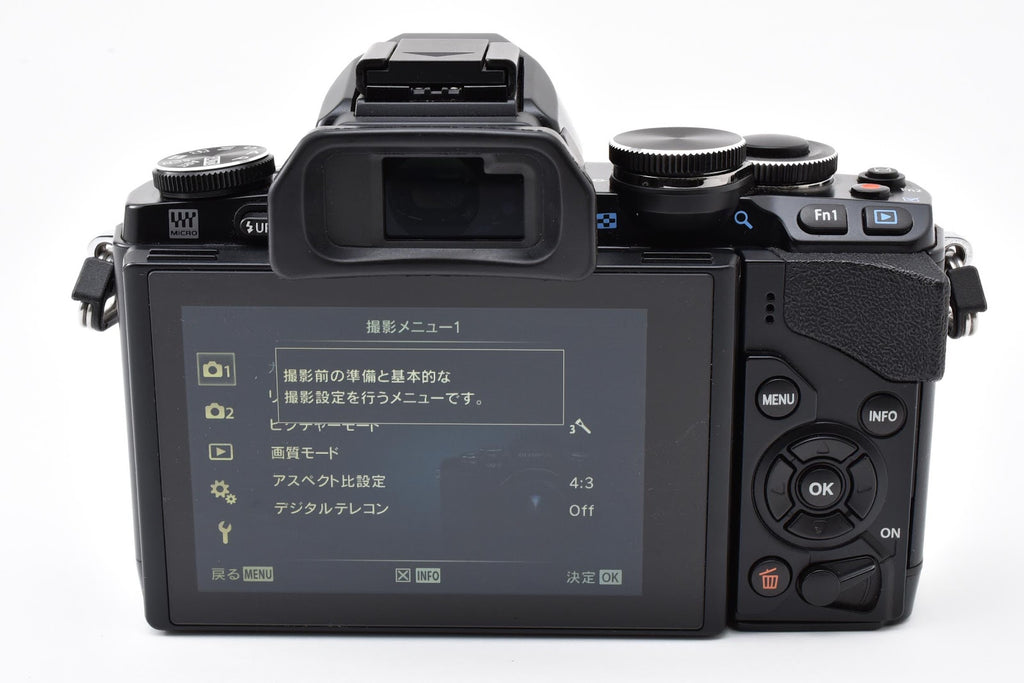 ★良品★ オリンパス Olympus OM-D E-M10 ボディ ブラック ミラーレス一眼 1605万画素 ★ #8774