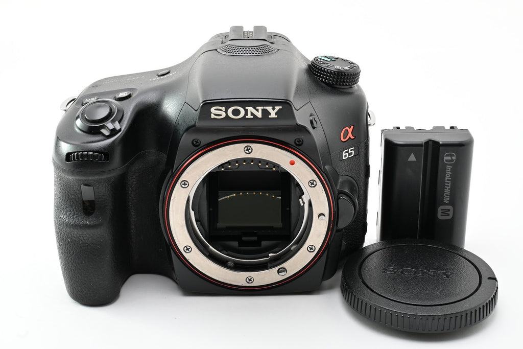 ★良品★ ソニー SONY ショット数27,382回 α 65 ボディ SLT-A65V デジタル一眼レフ 2430万画素 ★ #9013