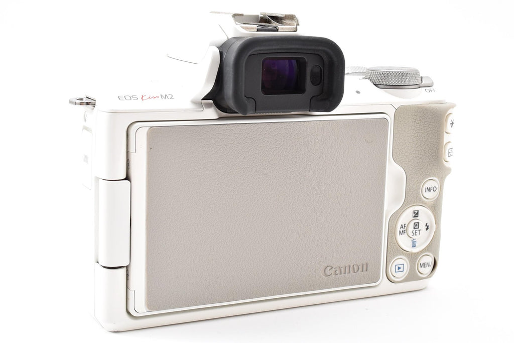 ★良品★ キヤノン CANON EOS KISS M2 ボディ ホワイト 2410万画素 ミラーレス一眼 ★ #8998