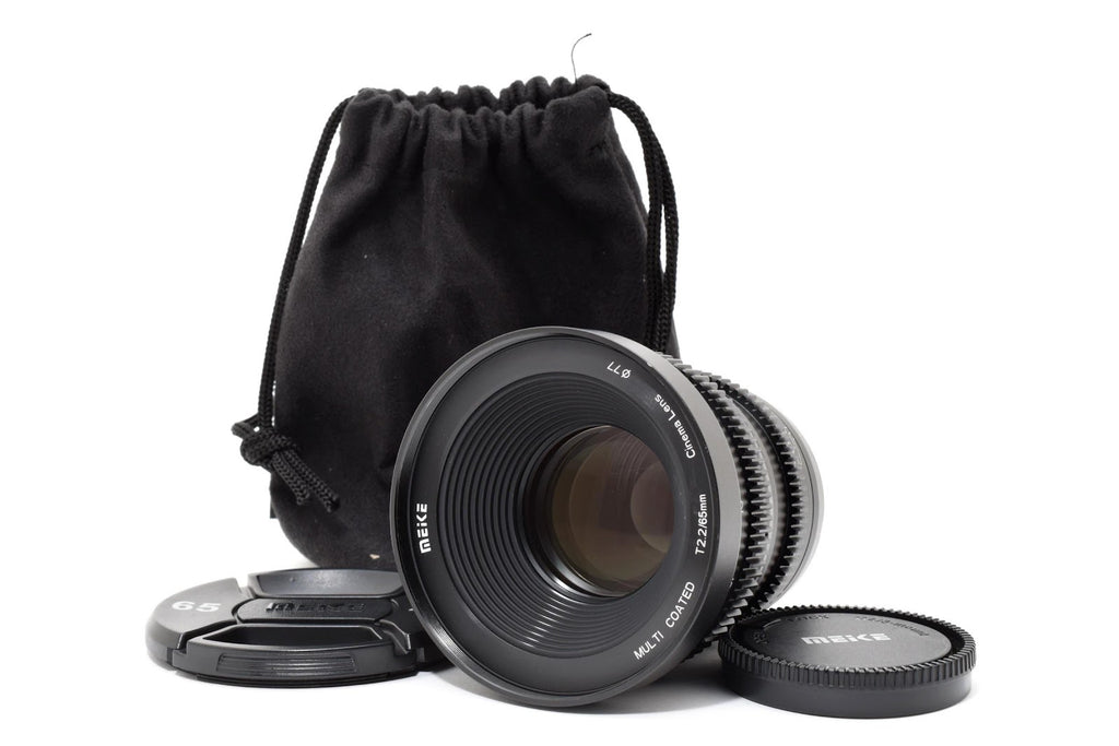 ★美品★ メイケ Meike MK-65MM T2.2 (マイクロフォーサーズ用) 交換レンズ 純正ケース付 ★ #8711