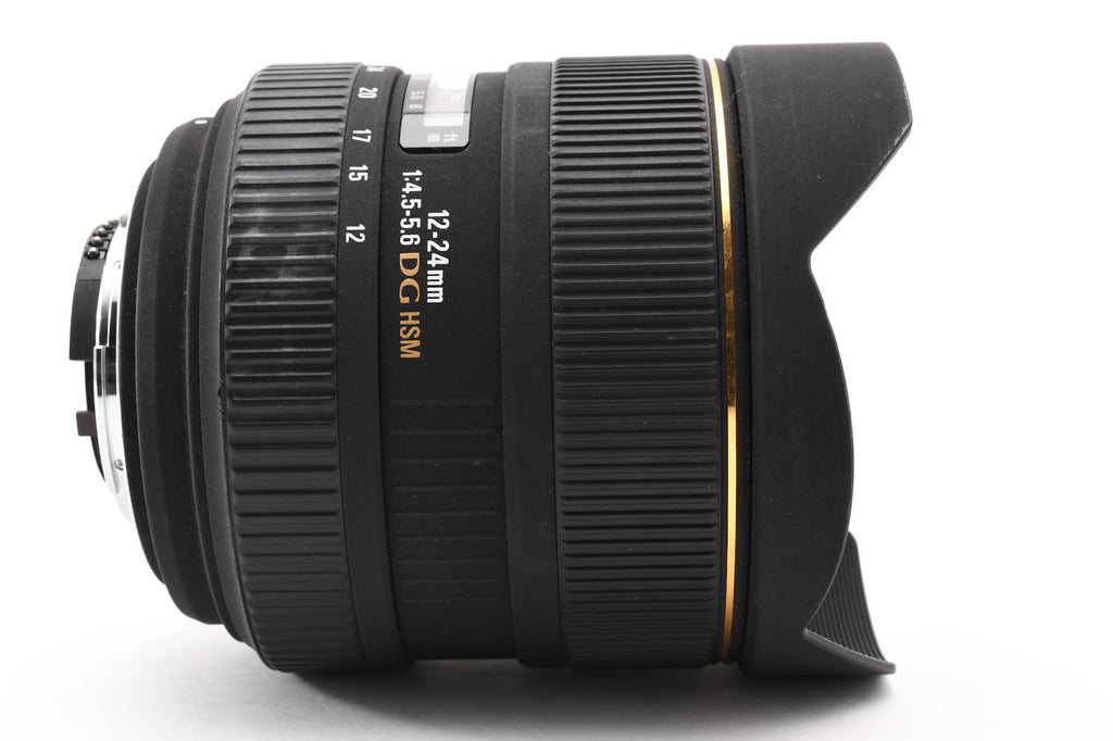 ★現状品★ シグマ SIGMA 12-24MM F4.5-5.6 EX DG ASPH. HSM ニコン用 広角ズームレンズ ★ #9168