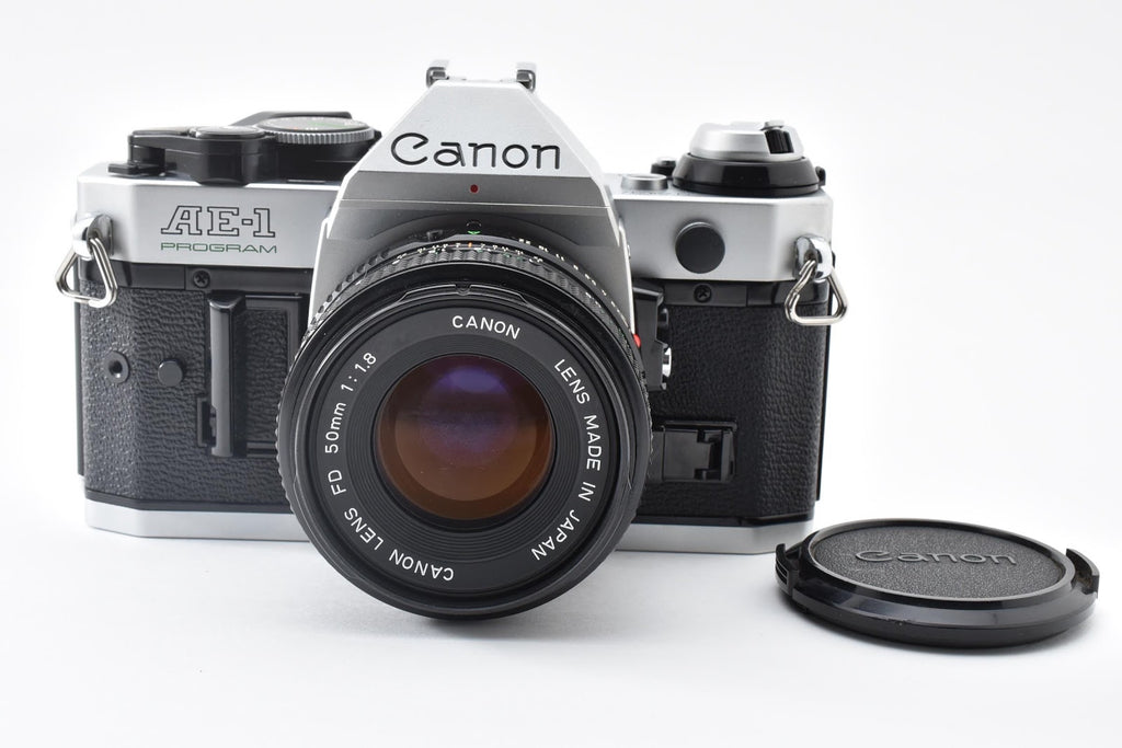 ★良品★ キヤノン CANON AE-1 PROGRAM ボディ シルバー 一眼レフフィルムカメラ ★ #8976