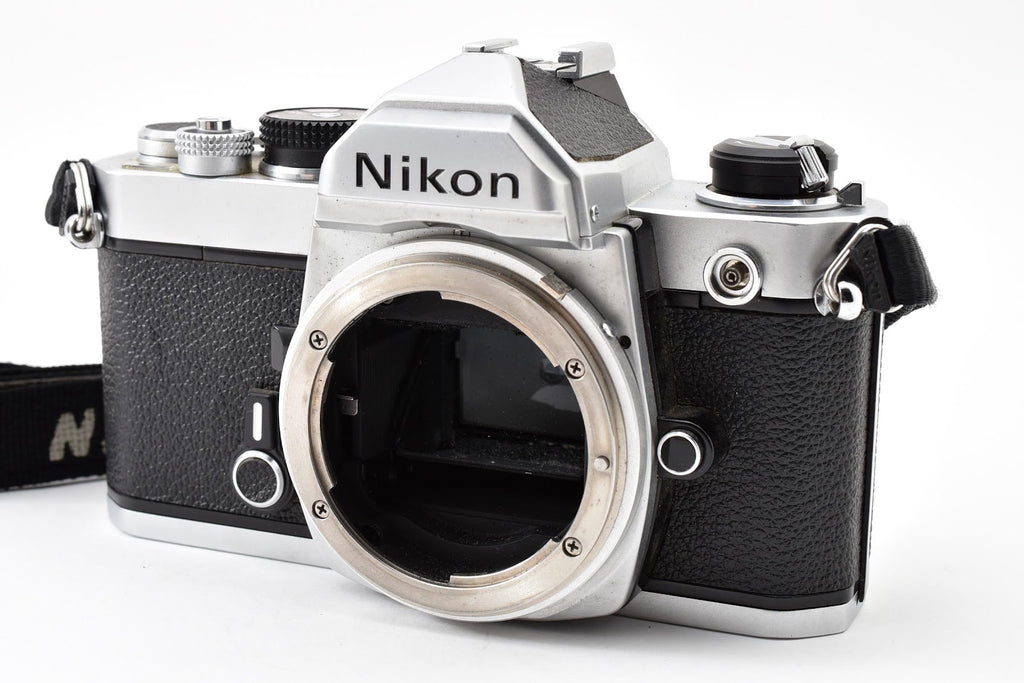 ★美品★ ニコン Nikon FM シルバー ボディ フィルムカメラ 説明書/発売時値札付き ★ #8966