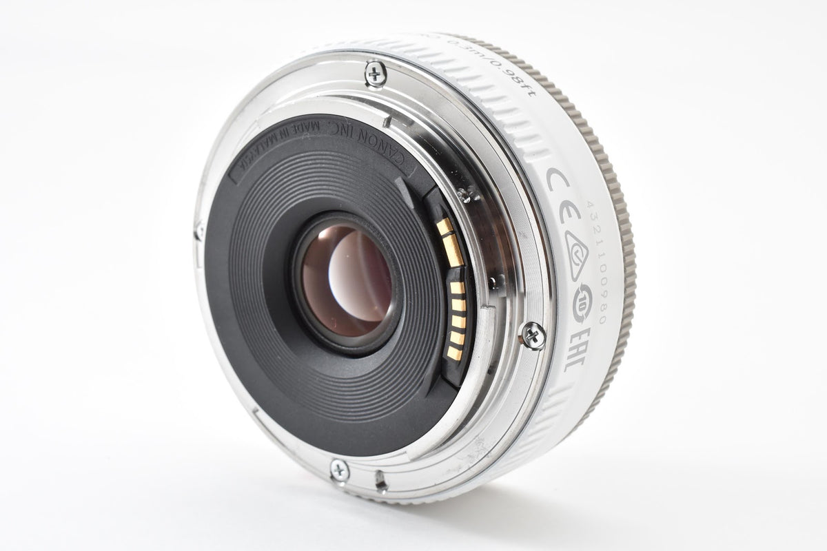 ★美品★ キヤノン CANON EF 40MM F2.8 STM ホワイト 単焦点レンズ ★ #9195