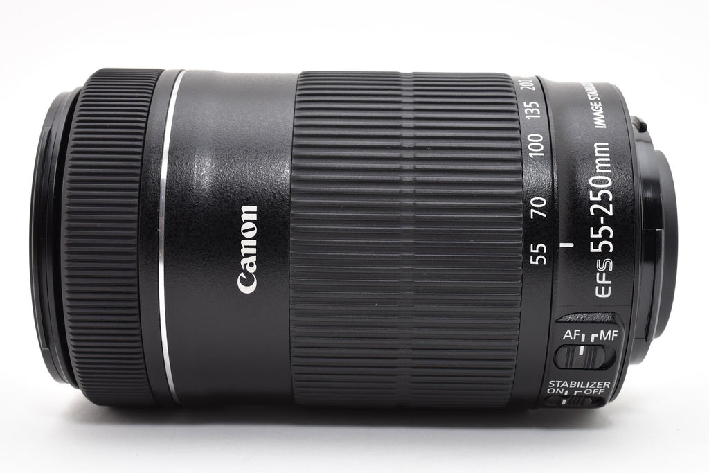 ★美品★ キャノン CANON EF-S 55-250MM F4-5.6 IS STM 手ぶれ補正 望遠ズームレンズ 動作良好 ★ #8762