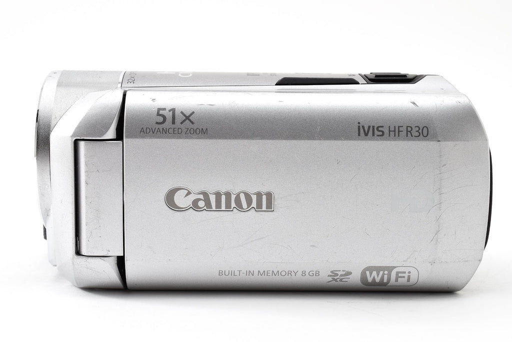 ★良品★ キヤノン CANON IVIS HF R30 シルバー ビデオカメラ 小スレあり ★ #8961