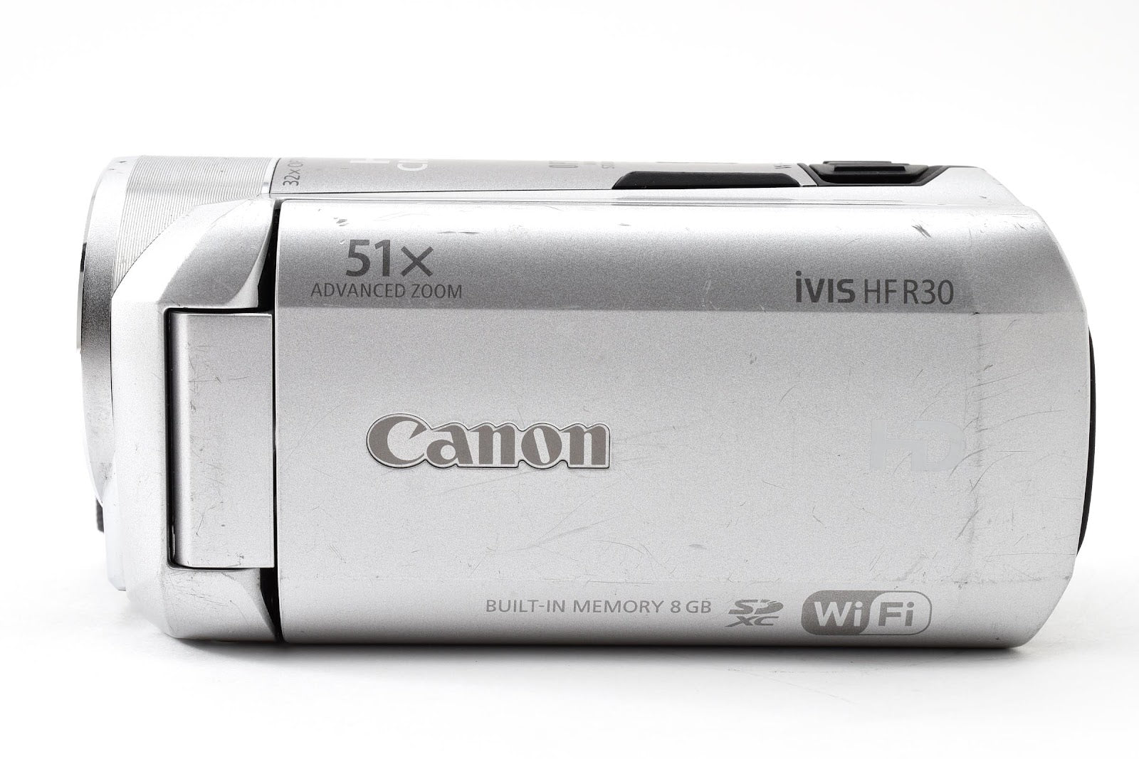 ★良品★ キヤノン CANON IVIS HF R30 シルバー ビデオカメラ 小スレあり ★ #8961
