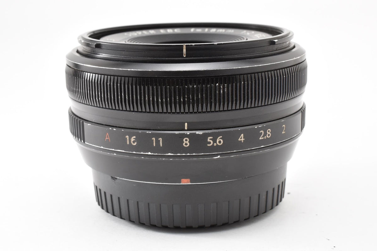 ★良品★ フジフイルム FUJIFILM SUPER EBC FUJINON XF 18MM F2 R 交換レンズ ★ #9422