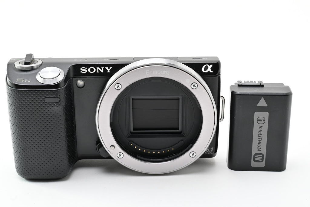 ★良品★ ソニー SONY NEX-5N ショット数11,679回 1610万画素 ボディ ブラック デジタルカメラ ★ #9012