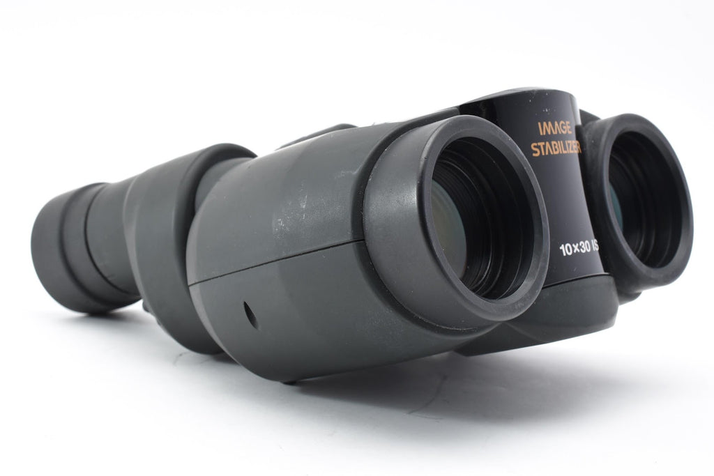 ★良品★ キヤノン CANON 双眼鏡 10X30 IS ブラック 防振 ★ #8865