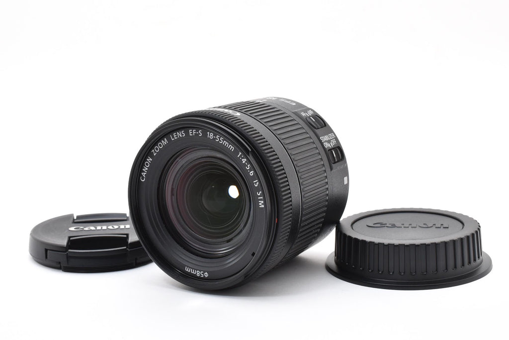 ★美品★ キャノン CANON EF-S 18-55MM F4-5.6 IS STM 標準ズームレンズ ★ #8765