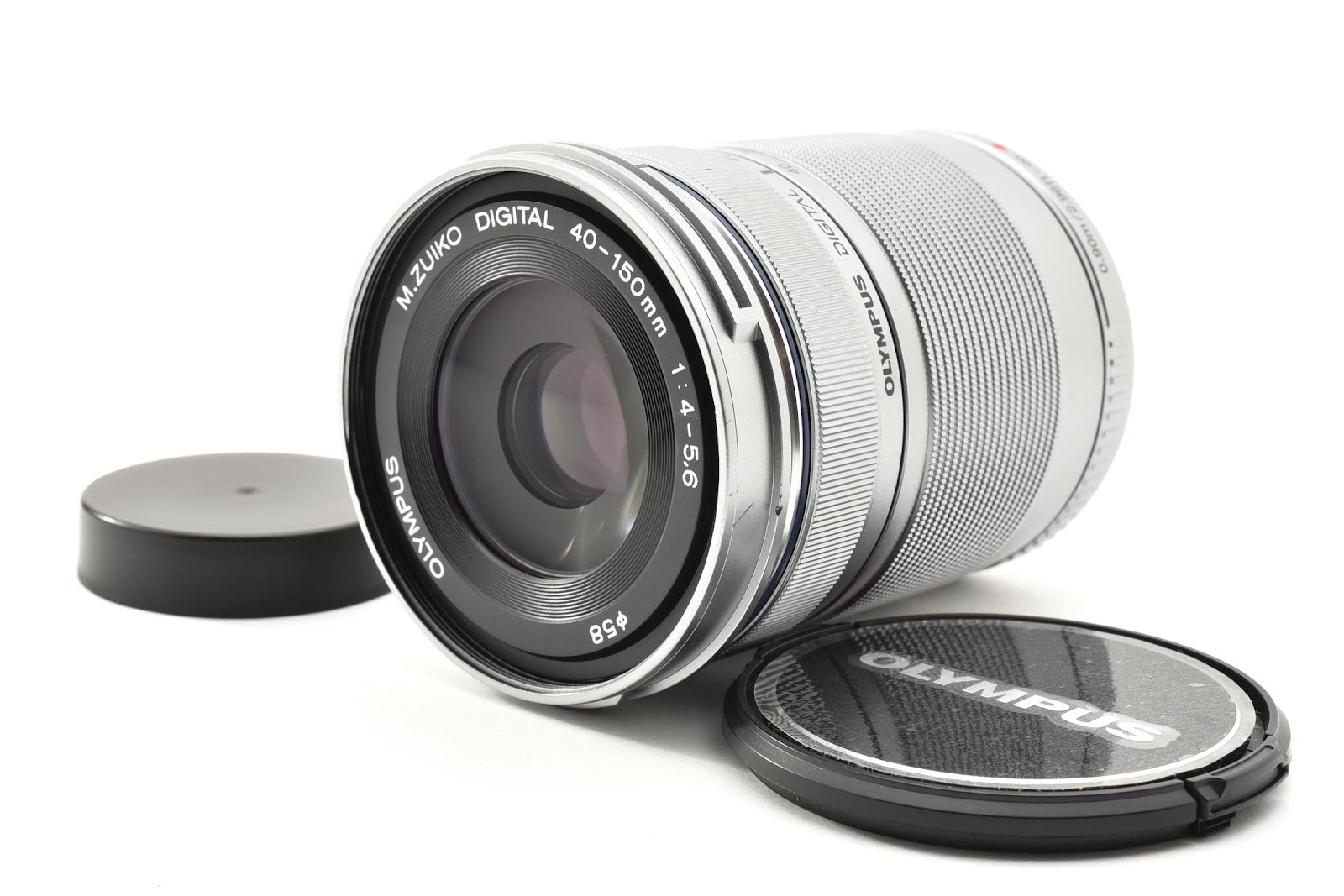 ★良品★ オリンパス Olympus M.ZUIKO DIGITAL ED 40-150MM F4.0-5.6 R ED シルバー ズームレンズ ★ #9081