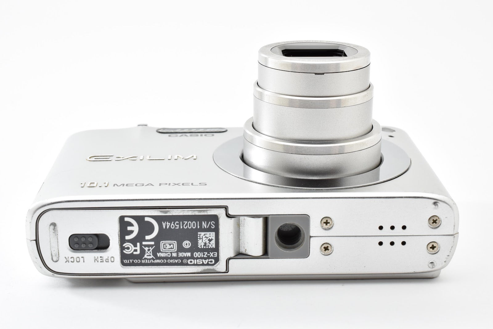 ★美品★ カシオ CASIO EX-Z100 シルバー 1010万画素 デジタルカメラ ★ #9127
