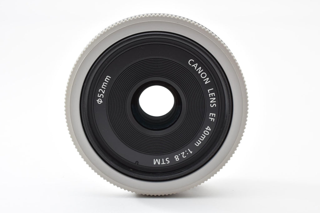 ★美品★ キヤノン CANON EF 40MM F2.8 STM ホワイト 単焦点レンズ ★ #9195