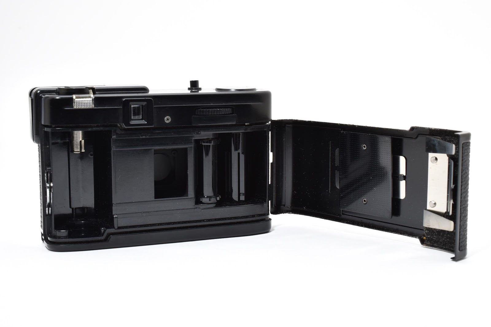 ★美品★ オリンパス Olympus PEN EF ブラック フィルムカメラ フラッシュ/赤ベロ OK ★ #8724