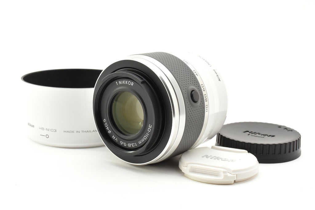 ★良品★ ニコン Nikon 1 NIKKOR VR 30-110MM F3.8-5.6 ホワイト レンズ ★ #9078