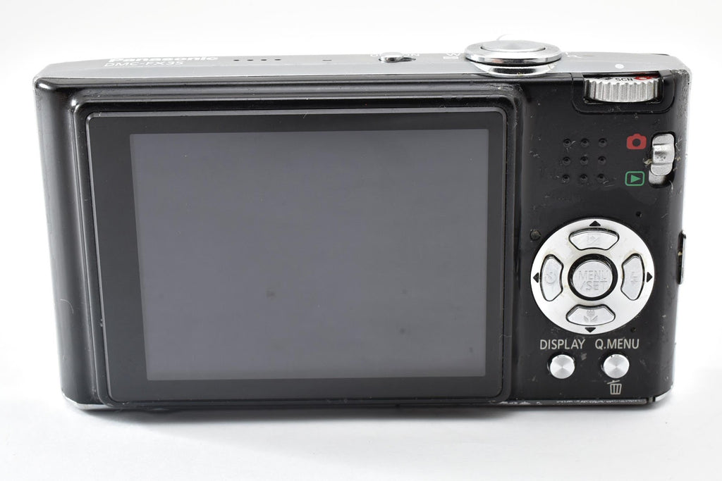★ パナソニック Panasonic DMC-FX35 コンパクトデジタルカメラ 動作確認OK 塗装ハゲ・傷・液晶黄ばみも撮影に影響なし ★ #9136