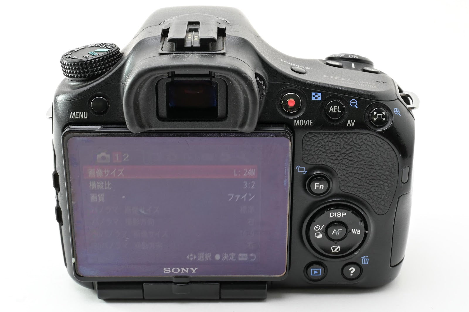 ★良品★ ソニー SONY ショット数27,382回 α 65 ボディ SLT-A65V デジタル一眼レフ 2430万画素 ★ #9013