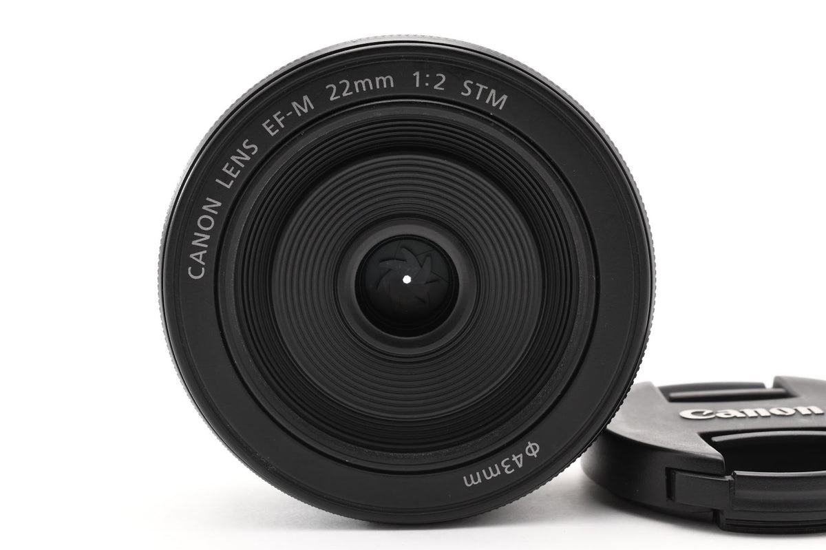 ★美品★ キヤノン CANON EF-M 22MM F2 ブラック 単焦点レンズ ★ #9174