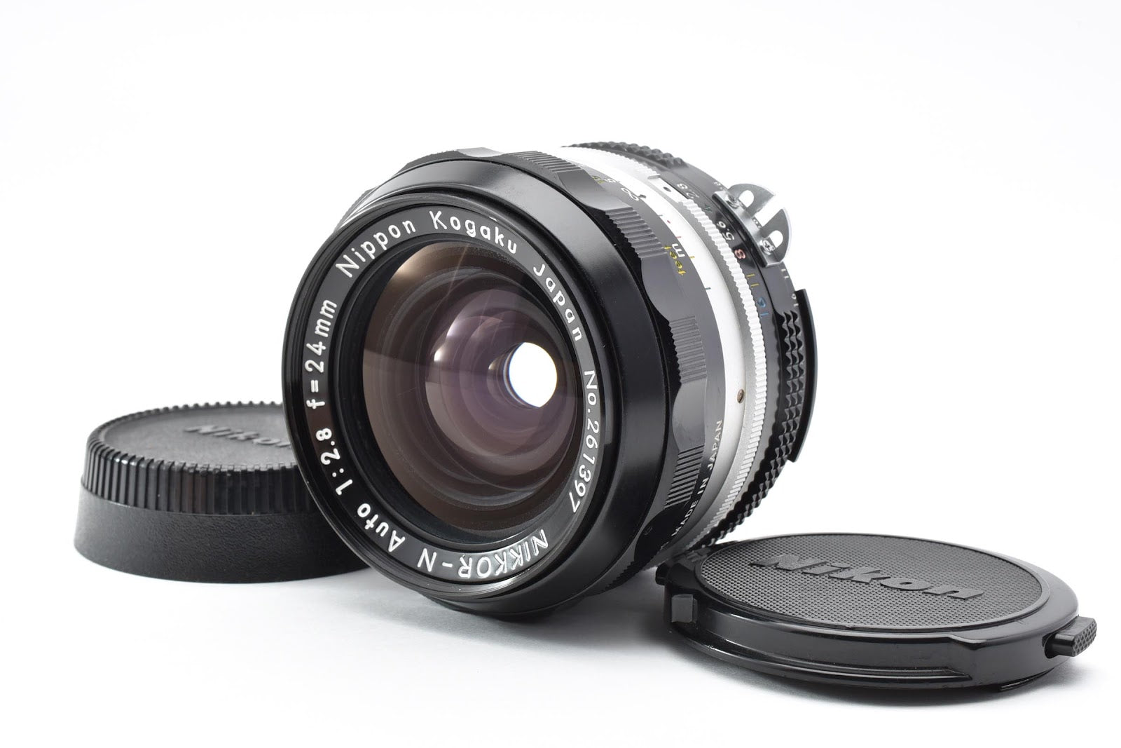 ★良品★ ニコン Nikon AI改 NIKKOR-N 24mm F2.8 広角単焦点レンズ フィルムカメラ用 ★ #8829