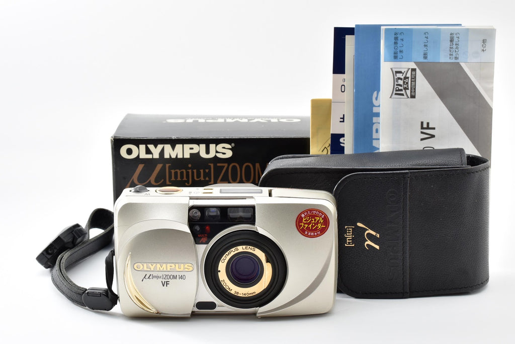 ★美品★ オリンパス Olympus μ ZOOM 140 VF フィルムカメラ 元箱付き ★ #9119