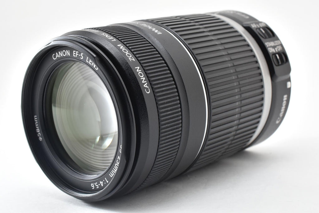 ★美品★ キヤノン CANON EF-S 55-250MM F4-5.6 IS デジタルカメラ用レンズ ★ #9160