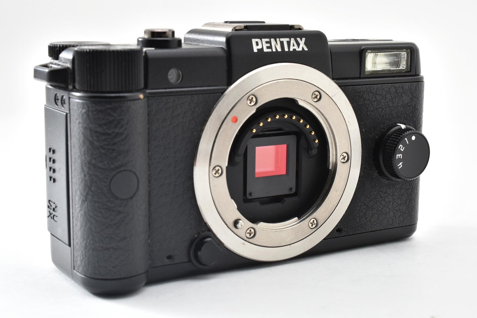 ★良品ショット数2,530回★  ペンタックス PENTAX  Q ボディ ブラック 1240万画素 デジタルカメラ ★ #9142