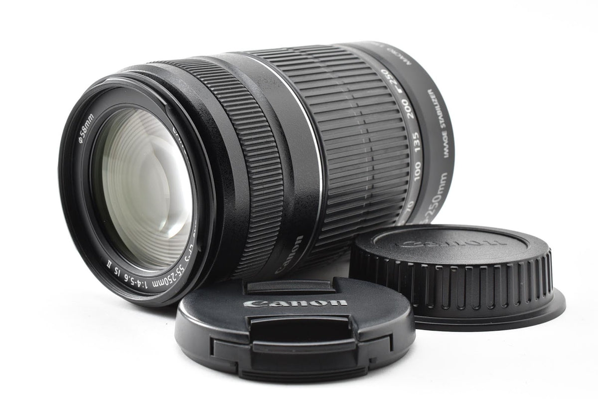 ★美品★ キヤノン CANON EF-S 55-250MM F4-5.6 IS II ズームレンズ ★ #9363