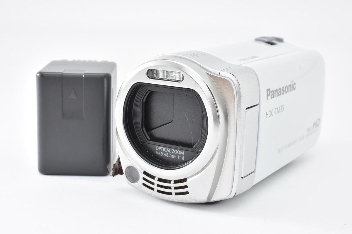 ★良品★ パナソニック Panasonic HDC-TM35(ホワイト) ビデオカメラ 小スレ動作品 ★ #8587