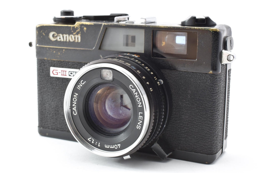 ★検品要★ キャノン CANON CANONET QL17 G-III ブラック フィルムカメラ ★ #9027
