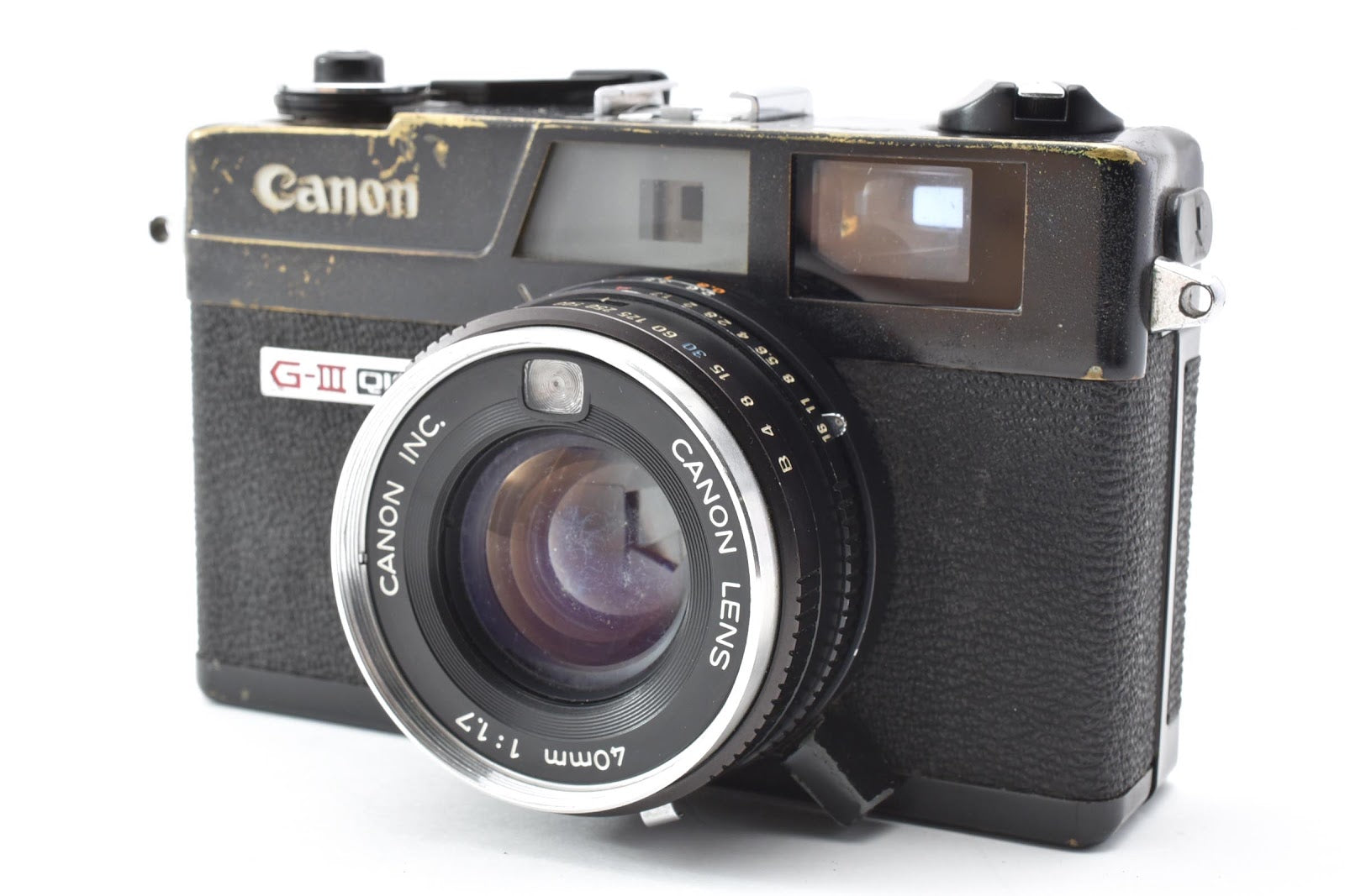 ★検品要★ キャノン CANON CANONET QL17 G-III ブラック フィルムカメラ ★ #9027