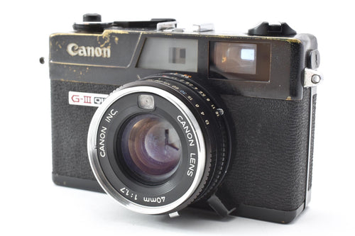 ★検品要★ キャノン CANON CANONET QL17 G-III ブラック フィルムカメラ ★ #9027