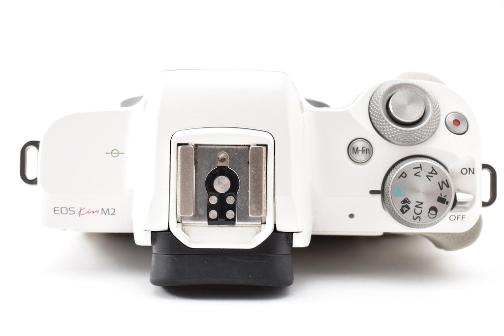 ★良品★ キヤノン CANON EOS KISS M2 ボディ ホワイト 2410万画素 ミラーレス一眼 ★ #8998