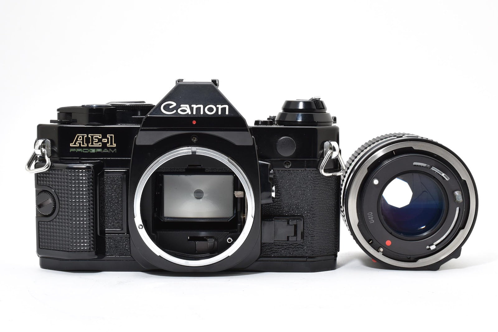 ★良品★ キヤノン CANON AE-1 PROGRAM シャッター鳴きなし ボディ NEW FD 50mm F1.4 ブラック フィルムカメラ ★ #8684
