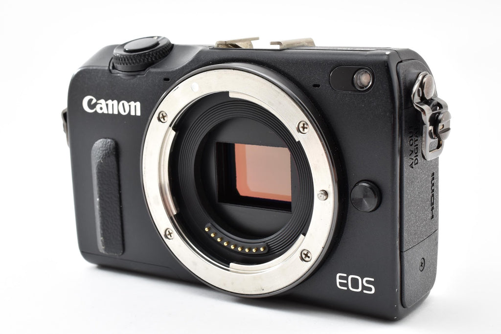 ★現状品★ キヤノン CANON EOS M2 ボディ ブラック 小スレ・傷あり 十字キー上・setボタン反応なし ミラーレス ★ #9123