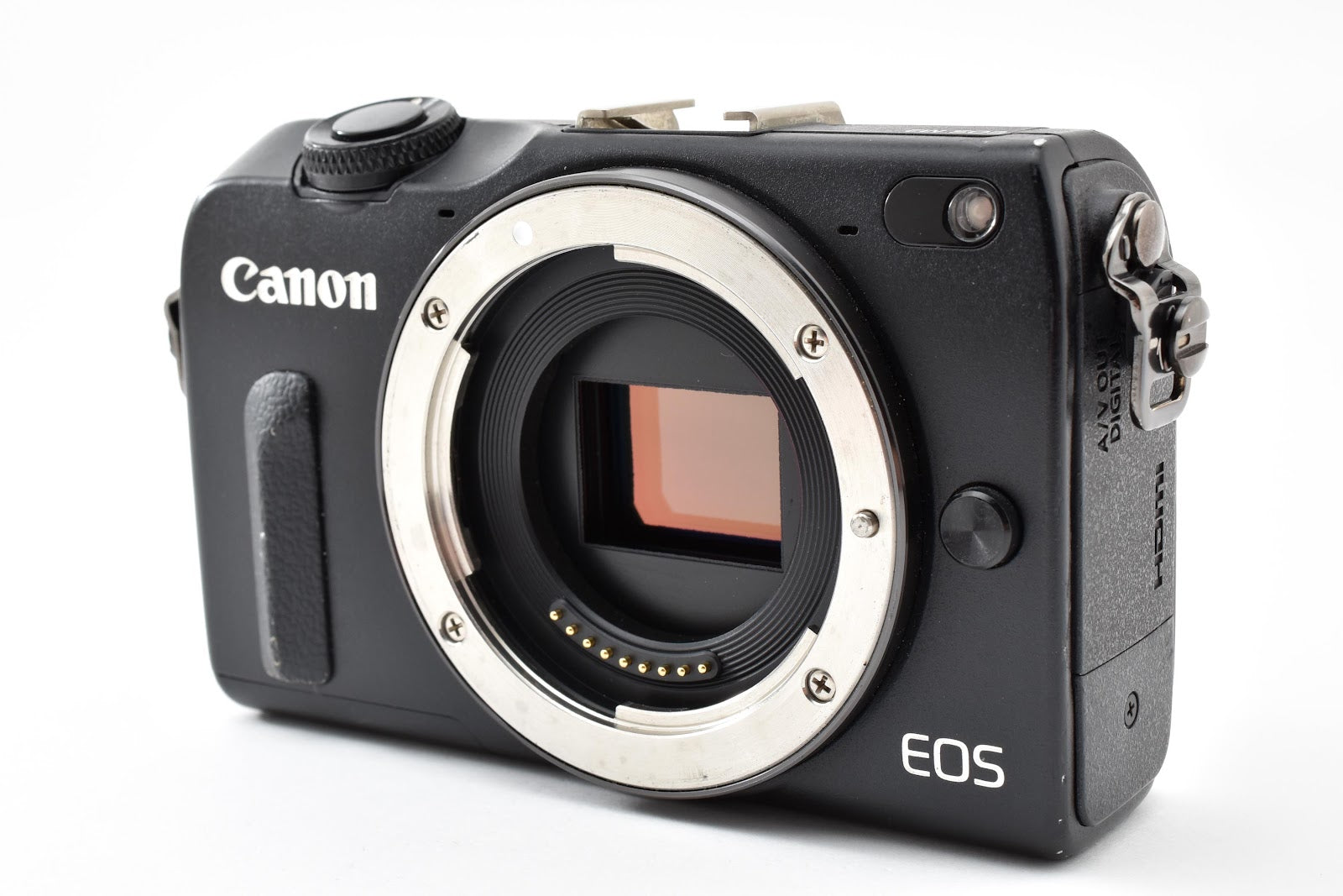 ★現状品★ キヤノン CANON EOS M2 ボディ ブラック 小スレ・傷あり 十字キー上・setボタン反応なし ミラーレス ★ #9123